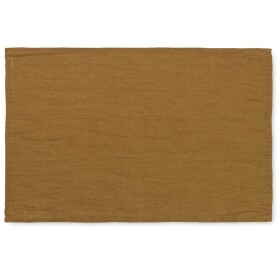 Ferm LIVING Látkové prestieranie Linen Cinnamon – set 2 ks