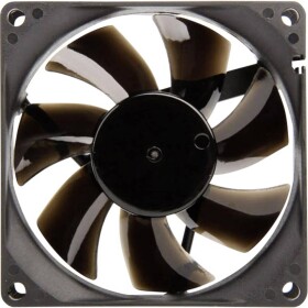 Noiseblocker BlackSilent Pro Fan PP čierna / 80 mm / 18.1 dB @ 2000 RPM / 31.78 CFM / 3-pin (ITR-P-P)