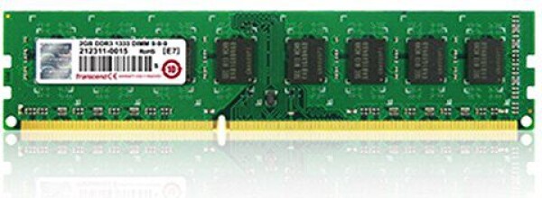 Transcend 4GB (1x4GB) 1333MHz/DDR3/U-DIMM/1.5V/1Rx8 (TS512MLK64V3H)