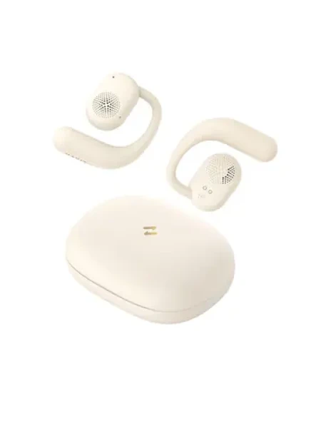 Havit OWS914 béžové / Bezdrôtové slúchadlá s háčikom / Bluetooth 5.3 / Game mode / IPX5 / 21 h (OWS914beige)