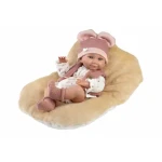 Llorens 73816 NEW BORN HOLČIČKA - realistická bábika bábätko s celovinylovým telom - 40 cm