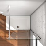 H K - FORCE F1 90 Sprchová zástena WALK IN 88-90x 200cm, 10mm sklo SE- FORCE F1 90SET