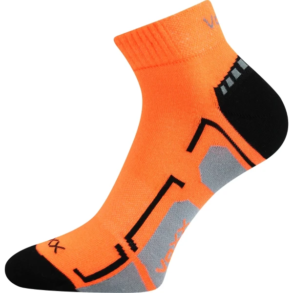 VOXX ponožky Flash neon orange 3 páry 35-38 112512