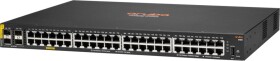 HP HPE Aruba Networking CX 6100 48G Class4 PoE 4SFP+ 740W Switch - Switch - L3 - managed - 48 x 10/100/1000 (PoE+) + 4 x 1 Gigabit/10 Gigabit SFP+ (Uplink) - Seite-zu-Seite-Luftstrom - an Rack montierbar, wandmontierbar - PoE+ (740 W) - CTO