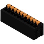 Weidmüller 1425120000 skrutkovacia svorka 2.5 mm² Pólov 10 čierna 25 ks; 1425120000