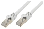Shiverpeaks Cat7 S/FTP 10m biela / Patch kábel / LSZH / 600 MHz / pozlátené konektory RJ-45 (BS75520-W)