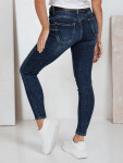 Dámske skinny džínsy námornícka modrá FashionStreet UY2789 s31