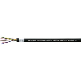 HELU 21129-1000 dátový kábel Li-2YCYv 2 x 2 x 0.22 mm² čierna 1000 m; 21129-1000