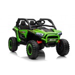 Mamido Mamido Elektrické autíčko Buggy UTV KCK 4x4 zelené 24V | 800W | 50 kg | EVA | LED | 2,4 Ghz | ECO koža