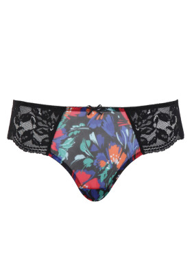 Dámske brazílske nohavičky 10942 Black Mixed Colors - Panache 44 černá- MIX barev