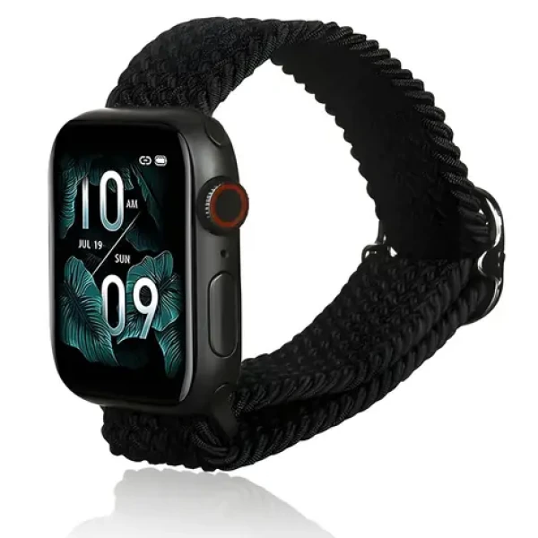 Beline Textile remienok pre Apple Watch čierna / Remienok / Textilné / Nastaviteľný / 38/40/41 mm