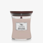 Woodwick Vanilla amp; Sea Salt 275g - váza stredná / doba horenia: až 65h (5038581055299)