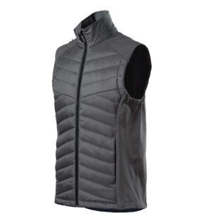 Cross hybridná vesta pánska light anthracite XL