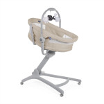 CHICCO Postieľka/lehátko/stolička Baby Hug Air 4v1 - Beige