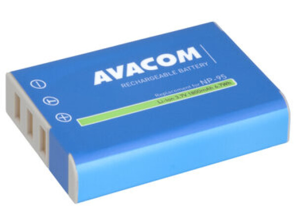 AVACOM Náhradná batéria Fujifilm NP-95 / Li-Ion / 3.7V / 1800mAh / 6.7Wh (DIFU-NP95-B1800)