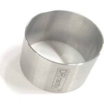 Nerezová forma Patisse priemer 7,5 cm, výška 5 cm - DR ranty - DR ranty