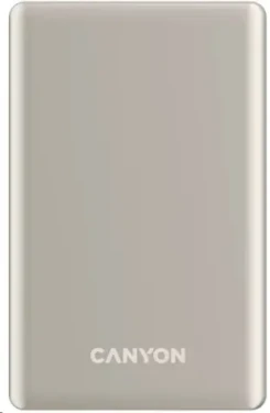 Canyon CNS-CPB510BE béžová / Powerbanka / 10000mAh / PD 20W / bezdrôtové nabíjanie USB-C (CNS-CPB510BE)