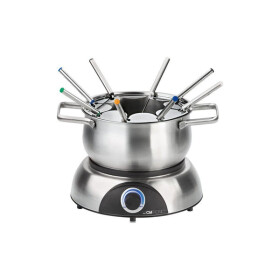 Clatronic FD 3783 strieborná / Fondue set / 1400W / 1.2L / pre 8 ľudí (FD 3783)