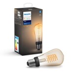 Philips Hue Filament BT LED žiarovka E27 ST64 9W teplá biela / múdra LED žiarovka / 600 lm / 2200 K / stmievateľná (8718699688868)