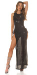 Sexy Koucla transparent glitter dress / Cover-Up oldpink L