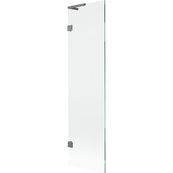 MEXEN/S - Lunar L vaňová zástena FIX 50 x 150, transparent, grafit metal 897L-050-000-95-00