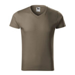 Pánske tričko slim fit M MLI-14629 hnedé - Malfini M