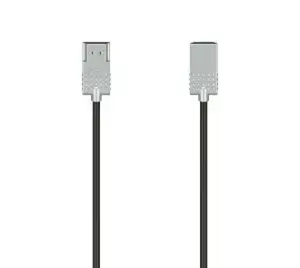 HAMA Ultra-Slim čierno-strieborná / HDMI kábel / High Speed 4K / 2 m