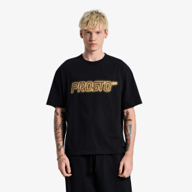 Tričko Prosto T-shirt Neon Black XL