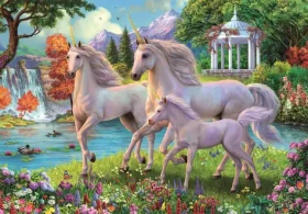 Clementoni 29794 Puzzle Jednorožce pri vodopáde 180 dielikov