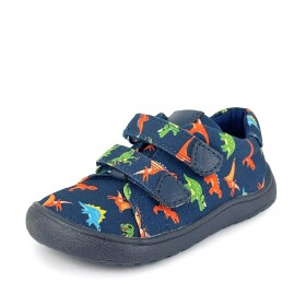 Chlapčenské barefoot tenisky KORO DINO Protetika modré - 32