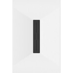 MEXEN/S - Toro obdĺžniková sprchová vanička SMC 140 x 70, biela, mriežka čierna 43107014-B