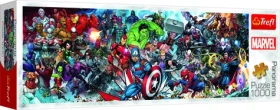 Trefl - Puzzle - Panoramatické puzzle Svet Marvelu