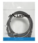 Lanberg CA-C13C-11CC-0030-BK čierna / Napájací kábel / 230V / 3 m / C13 pravouhlý / CEE7/7 (CA-C13C-11CC-0030-BK)