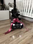 Mamido Mašle na elektrické autíčko pre deti tmavo červená