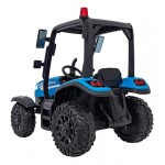 Mamido Detský elektrický traktor BLAST s prívesom 2x200W modrý