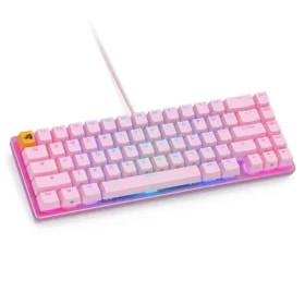 Glorious GMMK 2 Compact - Fox Linear ANSI ružová / herná 65% TKL / USB-C / ANSI (US) layout / Fox Linear / RGB / 1.8m (GLO-GMMK2-65-FOX-P)