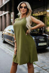 Dámske šaty 296-14 VICTORIA - NUMOCO khaki S