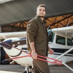 Bushman Pánska bunda Jens, olivová M