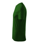 Klasické tričko unisex fľaša zelená 2XL