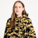 Mikina A BATHING APE 1St Camo Jacquard One Point Relaxed Fit Pullover Hoodie UNISEX Yellow XL