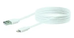 Schwaiger LKF200L532 biela / Dátový kábel / USB-A - Lightning / 2 m / USB 2.0 (LKF200L532)