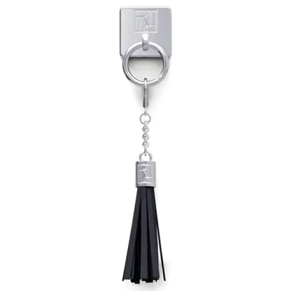 RichmondFinch Ring Grip Tassel strieborná / Držiak na telefón / Prsteňový / So strapcom (50060)