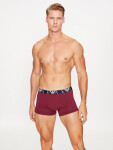 Pánske boxerky 3PACK 111357 3F715 13911 bielo-vínové-tm.modré - Emporio Armani M