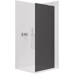 CERANO - Sprchová zástena Walk-in Onyx YL/P - 8 mm - chróm, grafitové sklo - 70x200 CER-8050BD1232
