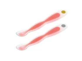 BEBECONFORT Lyžičky s tepelným senzorom 2 ks Red (3105206400BC)