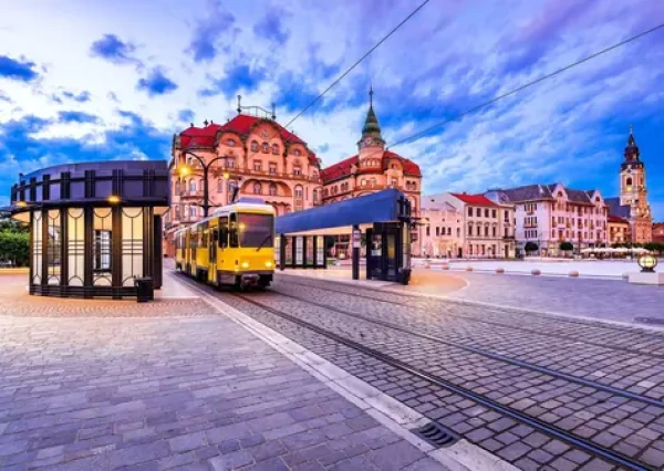 ENJOY Puzzle Námestie Union, Oradea, Rumunsko