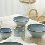 GREEN GATE Porcelánová miska Philine Grey Medium