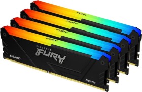 Kingston Fury Beast RGB, DDR4, 64 GB, 3200MHz, CL16 (KF432C16BB2AK4/64)