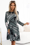 Dámske šaty 576-1 - NUMOCO Zelená 2XL/3XL