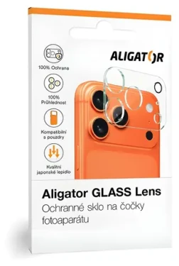Aligator GLASS LENS iPhone 16, 16 PLUS, 17 / Ochranné sklo na šošovky fotoaparátu